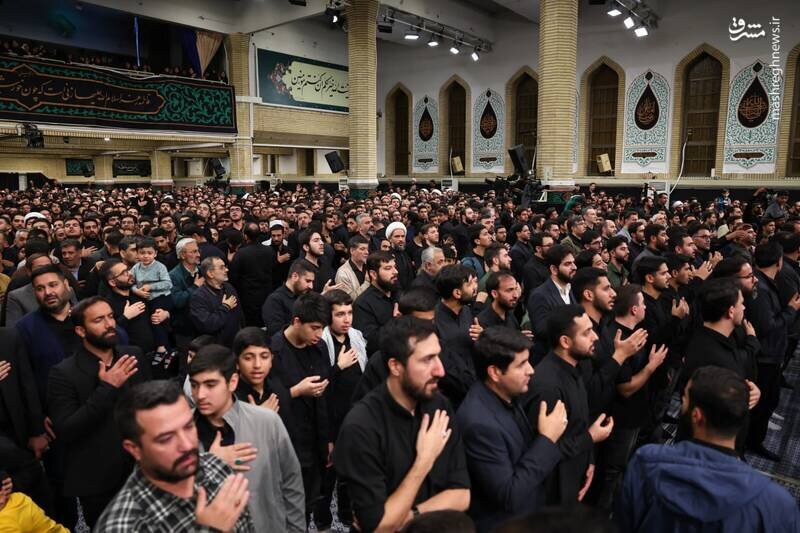 شب اول مراسم عزاداری ایام فاطمیه با حضور رهبر معظم انقلاب