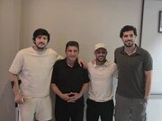 جلسه قلعه‌نویی با آزمون، قائدی و عزت‌اللهی در امارات