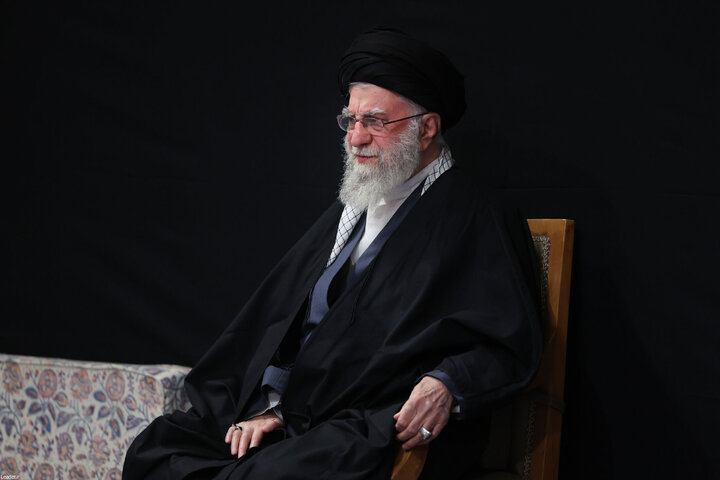 مراسم عزاداری ایام شهادت حضرت زهرا(س) با حضور رهبر انقلاب