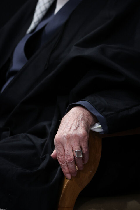 مراسم عزاداری ایام شهادت حضرت زهرا(س) با حضور رهبر انقلاب