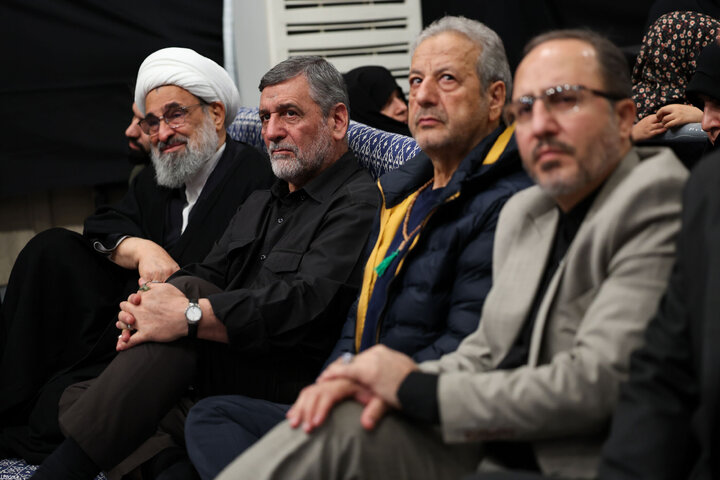 مراسم عزاداری ایام شهادت حضرت زهرا(س) با حضور رهبر انقلاب