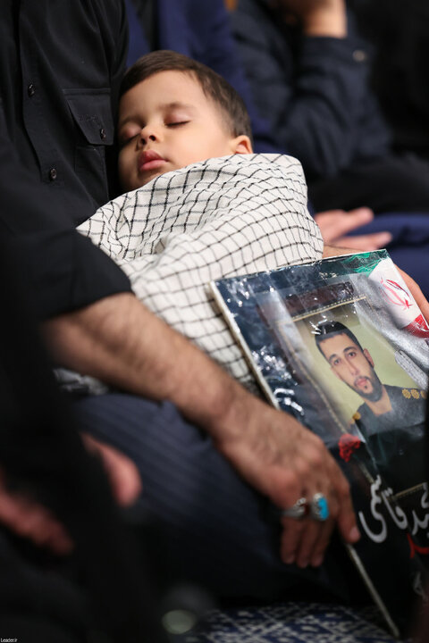 مراسم عزاداری ایام شهادت حضرت زهرا(س) با حضور رهبر انقلاب