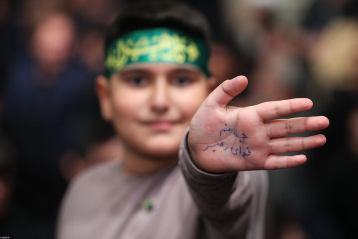 مراسم عزاداری ایام شهادت حضرت زهرا(س) با حضور رهبر انقلاب