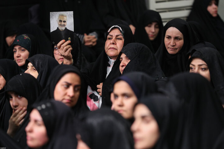 مراسم عزاداری ایام شهادت حضرت زهرا(س) با حضور رهبر انقلاب