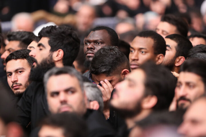 مراسم عزاداری ایام شهادت حضرت زهرا(س) با حضور رهبر انقلاب