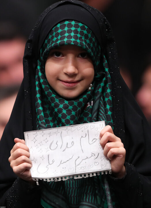 مراسم عزاداری ایام شهادت حضرت زهرا(س) با حضور رهبر انقلاب