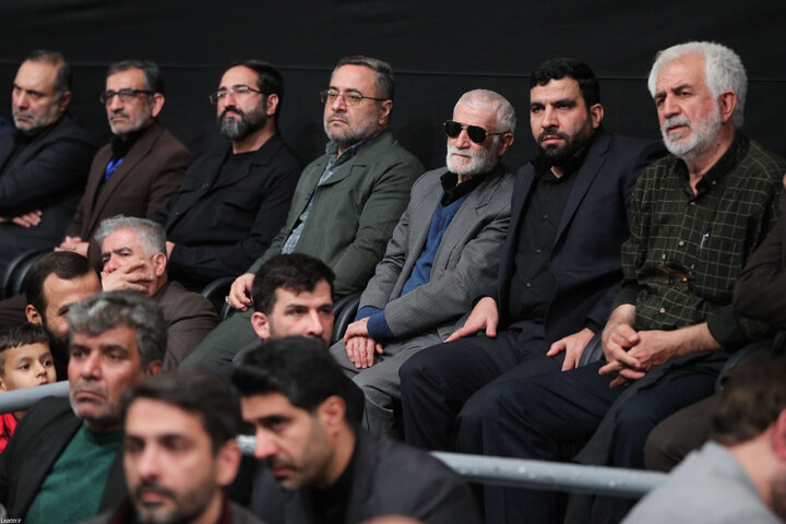 مراسم عزاداری ایام شهادت حضرت زهرا(س) با حضور رهبر انقلاب