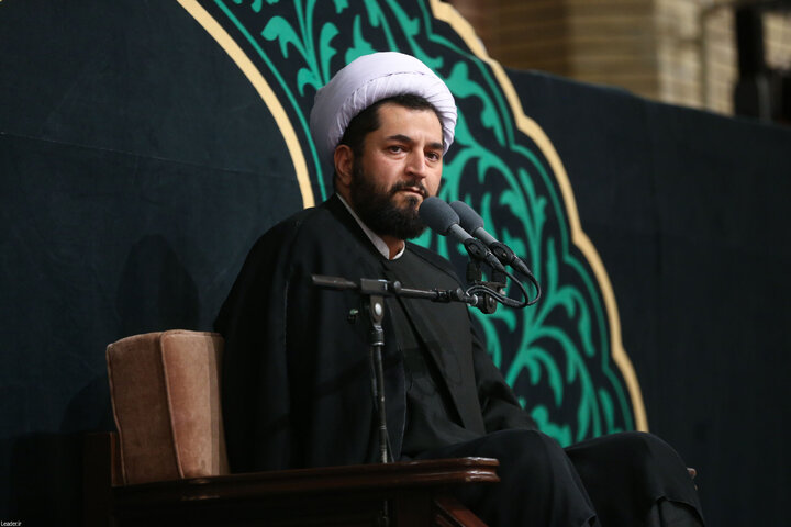 مراسم عزاداری ایام شهادت حضرت زهرا(س) با حضور رهبر انقلاب