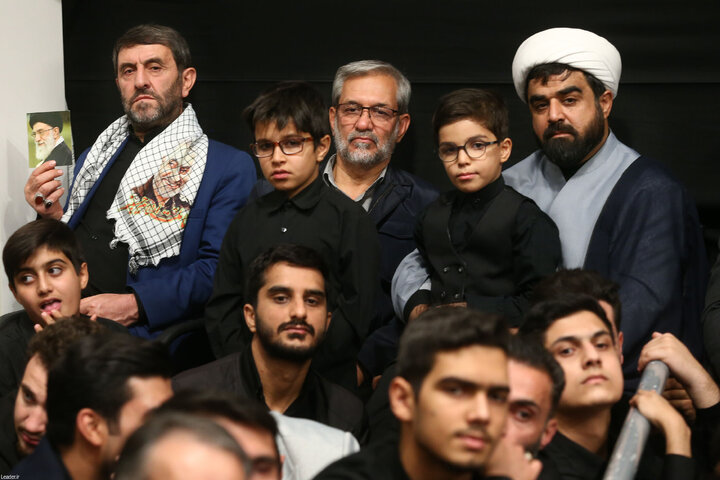 مراسم عزاداری ایام شهادت حضرت زهرا(س) با حضور رهبر انقلاب