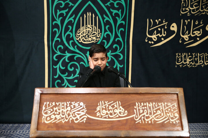 مراسم عزاداری ایام شهادت حضرت زهرا(س) با حضور رهبر انقلاب