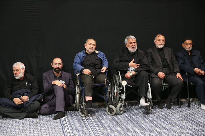 مراسم عزاداری ایام شهادت حضرت زهرا(س) با حضور رهبر انقلاب