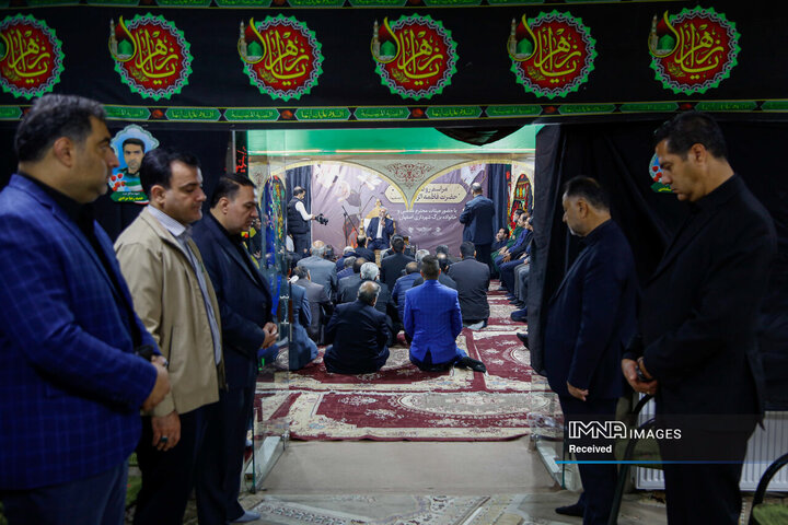 مراسم روضه‌خوانی حضرت زهرا(س) شهرداری اصفهان