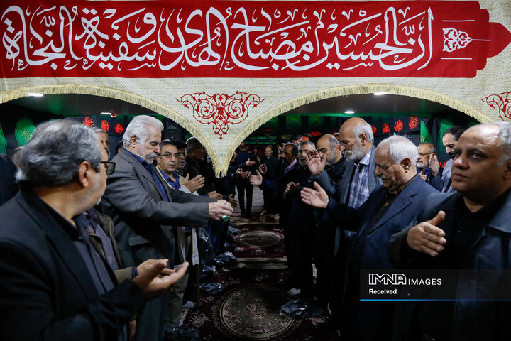 مراسم روضه‌خوانی حضرت زهرا(س) شهرداری اصفهان