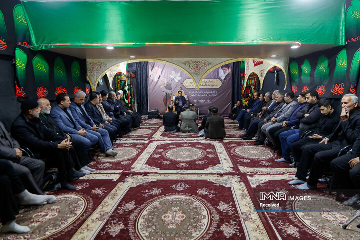 مراسم روضه‌خوانی حضرت زهرا(س) شهرداری اصفهان