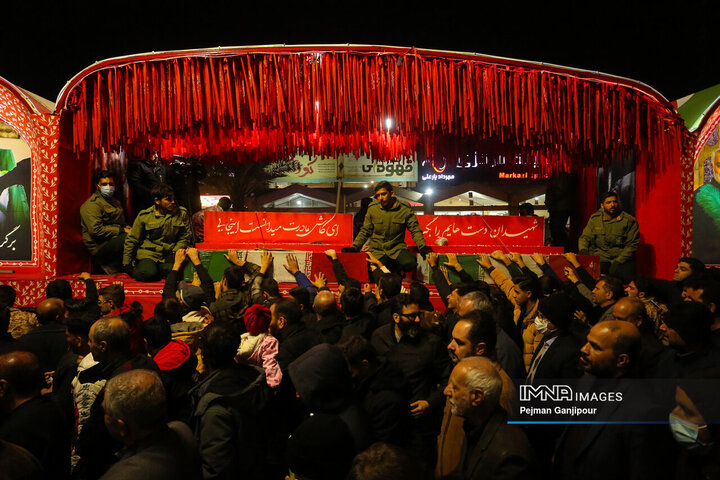 کاروان اهالی بهشت در برخوار، شاهین‌شهر و دانشگاه اصفهان