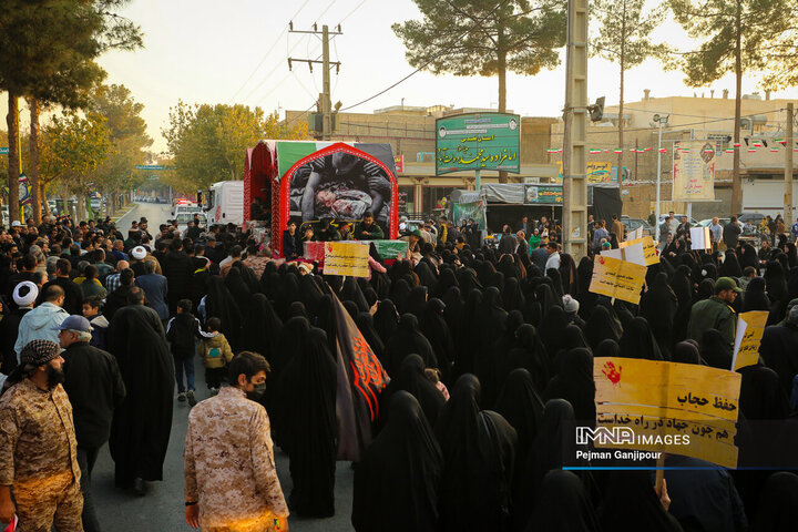 کاروان اهالی بهشت در برخوار، شاهین‌شهر و دانشگاه اصفهان