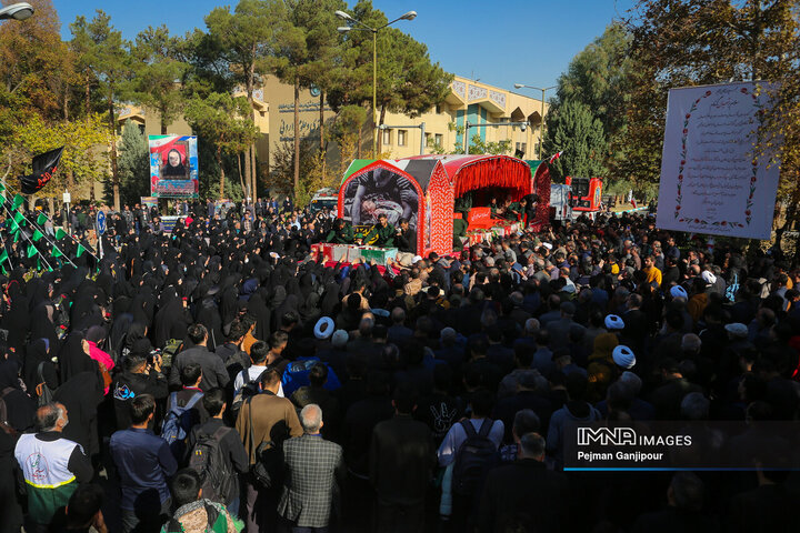 کاروان اهالی بهشت در برخوار، شاهین‌شهر و دانشگاه اصفهان