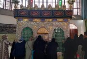 شبستان و ضریح آستان امامزادگان عینعلی و زینعلی (ع) رونمایی شد