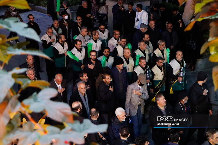 قافله عزادارای حضرت فاطمه زهرا(س) در گذر فرهنگی چهارباغ