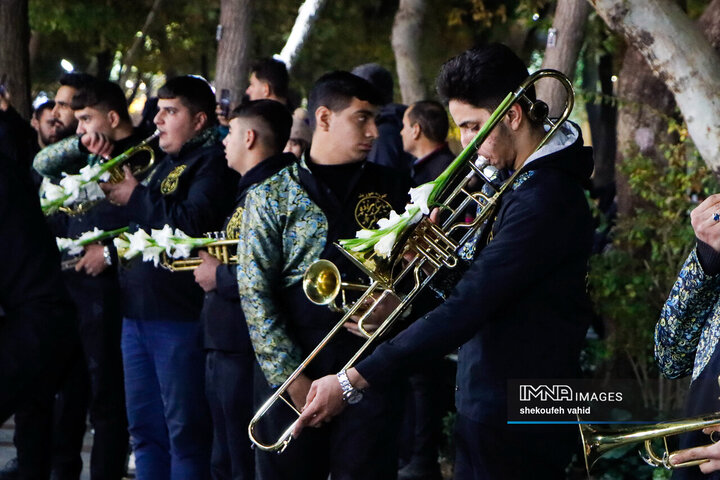 قافله عزادارای حضرت فاطمه زهرا(س) در گذر فرهنگی چهارباغ