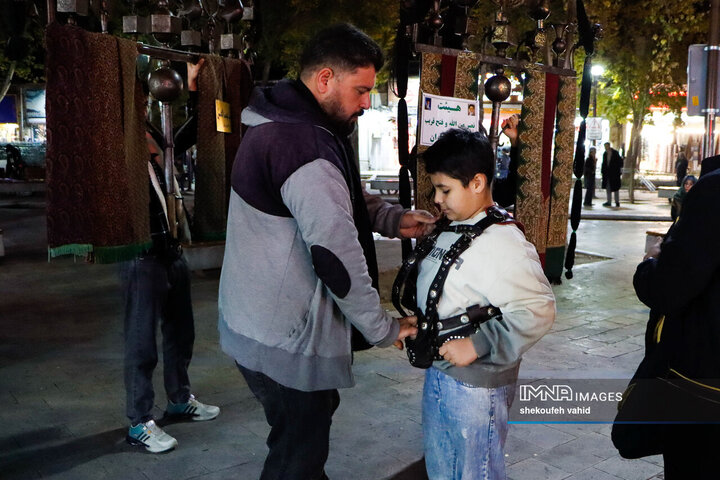 قافله عزادارای حضرت فاطمه زهرا(س) در گذر فرهنگی چهارباغ