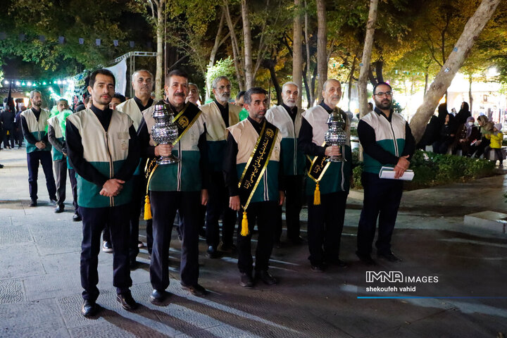 قافله عزادارای حضرت فاطمه زهرا(س) در گذر فرهنگی چهارباغ