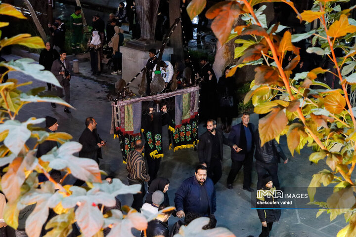 قافله عزادارای حضرت فاطمه زهرا(س) در گذر فرهنگی چهارباغ