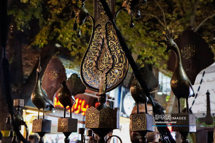 قافله عزادارای حضرت فاطمه زهرا(س) در گذر فرهنگی چهارباغ