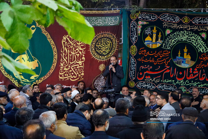 قافله عزادارای حضرت فاطمه زهرا(س) در گذر فرهنگی چهارباغ