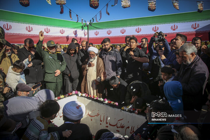 تشییع پیکر هشت شهید گمنام - بجنورد