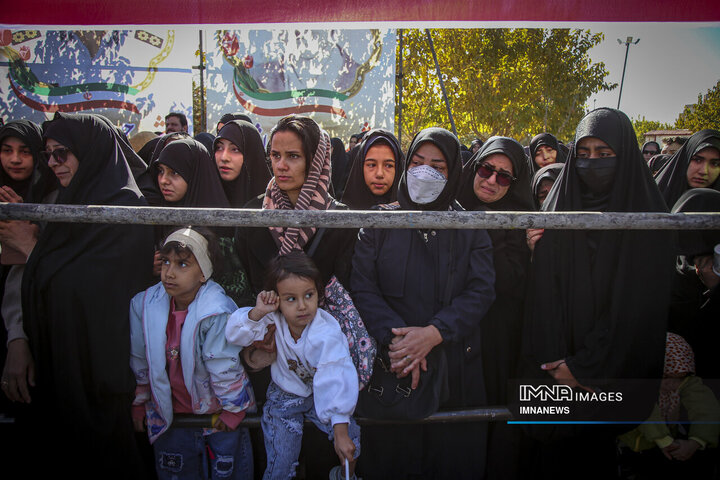 تشییع پیکر هشت شهید گمنام - بجنورد