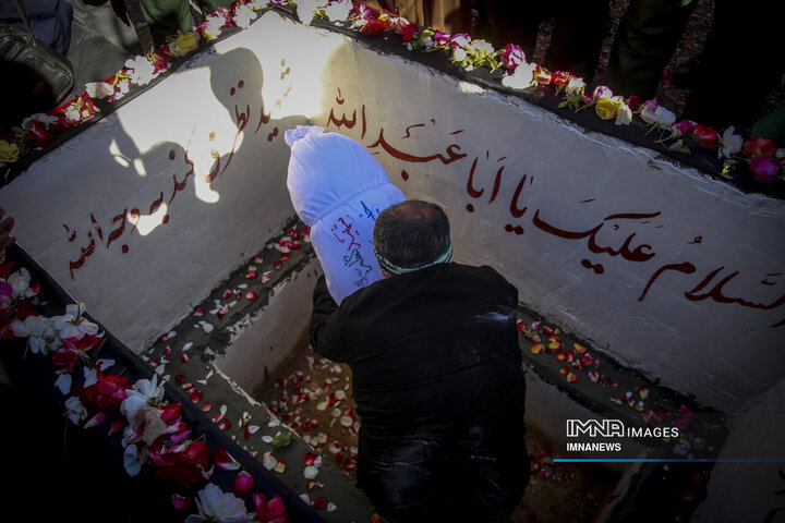 تشییع پیکر هشت شهید گمنام - بجنورد