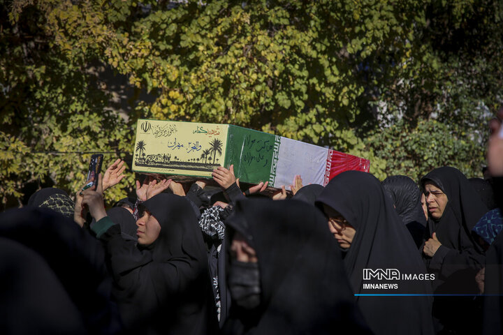 تشییع پیکر هشت شهید گمنام - بجنورد