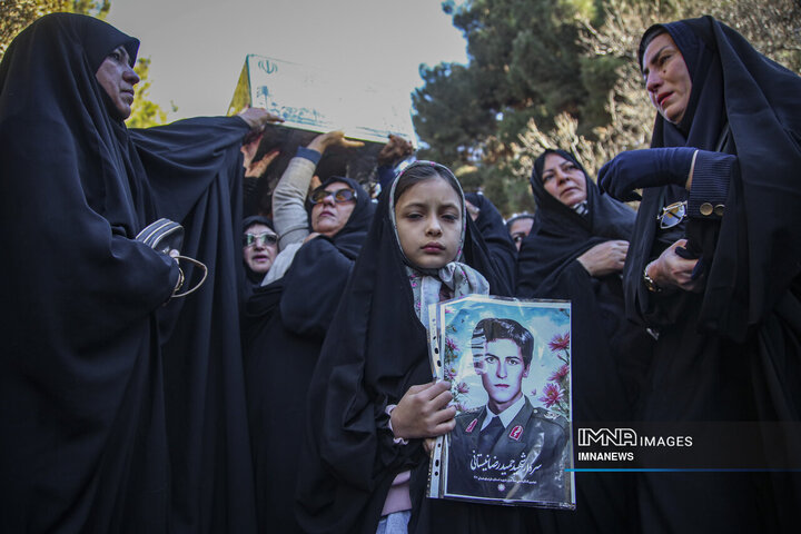 تشییع پیکر هشت شهید گمنام - بجنورد