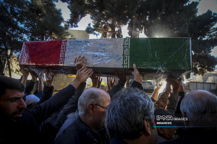 تشییع پیکر هشت شهید گمنام - بجنورد