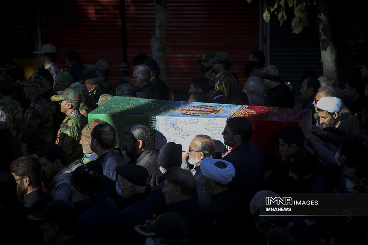 تشییع پیکر هشت شهید گمنام - بجنورد