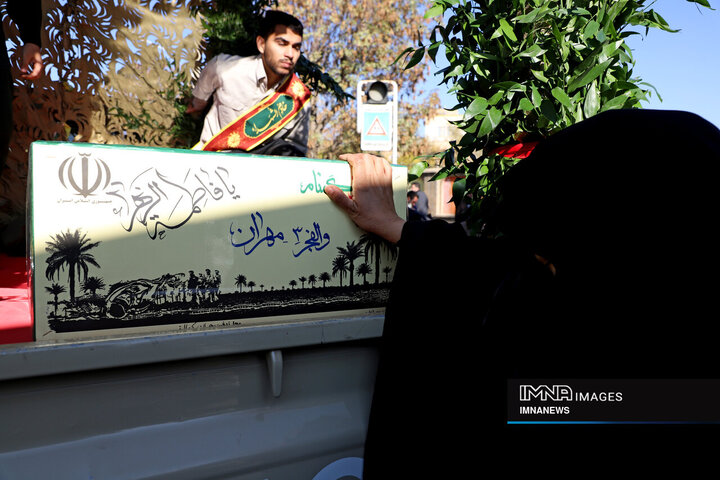 کاروان عطر یاس، مادرانه ترین بدرقه در هوای فاطیمه