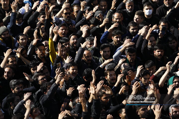 دسته عزاداری سالروز شهادت حضرت فاطمه (س) در قم