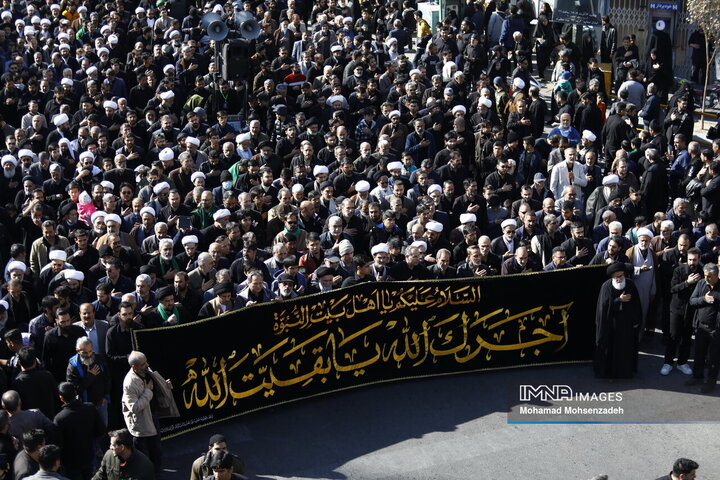 دسته عزاداری سالروز شهادت حضرت فاطمه (س) در قم