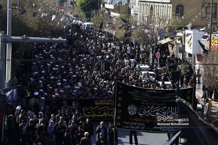 دسته عزاداری سالروز شهادت حضرت فاطمه (س) در قم