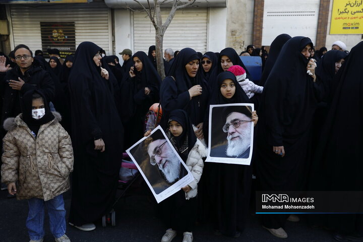 دسته عزاداری سالروز شهادت حضرت فاطمه (س) در قم