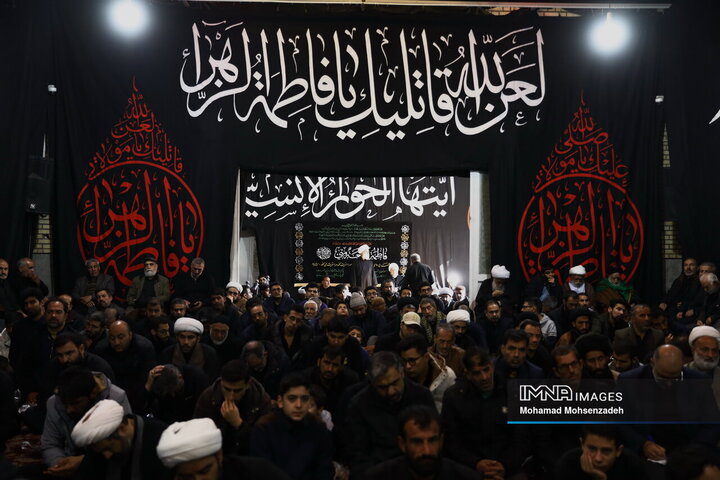 دسته عزاداری سالروز شهادت حضرت فاطمه (س) در قم