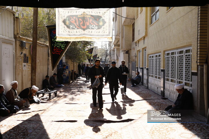 دسته عزاداری سالروز شهادت حضرت فاطمه (س) در قم