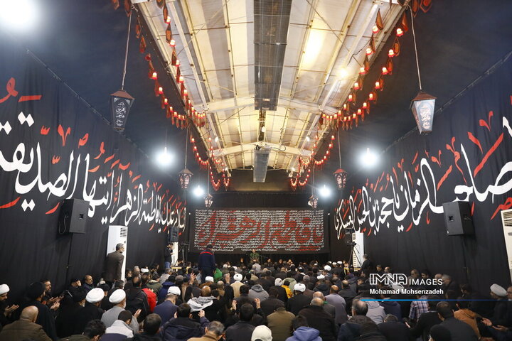 دسته عزاداری سالروز شهادت حضرت فاطمه (س) در قم