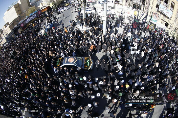دسته عزاداری سالروز شهادت حضرت فاطمه (س) در قم