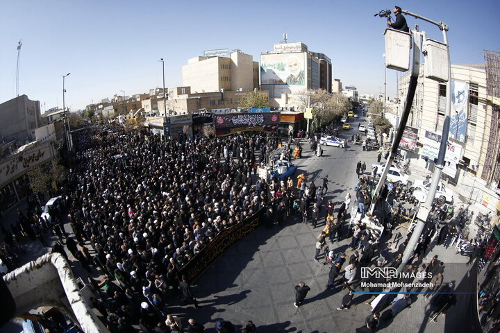 دسته عزاداری سالروز شهادت حضرت فاطمه (س) در قم