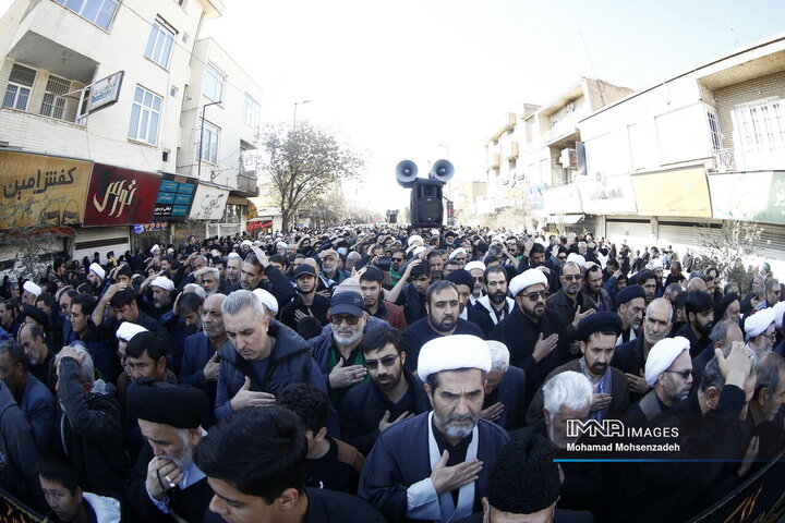 دسته عزاداری سالروز شهادت حضرت فاطمه (س) در قم