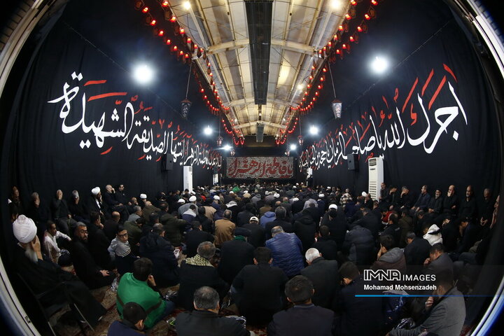 دسته عزاداری سالروز شهادت حضرت فاطمه (س) در قم