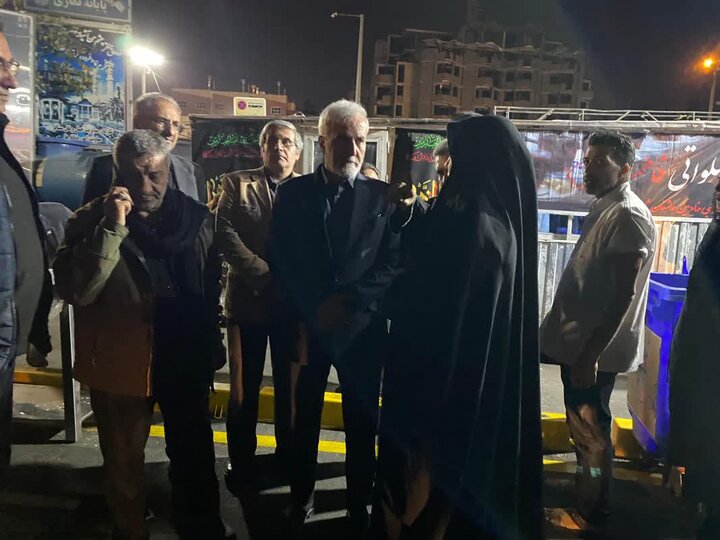 بازدید شبانه مدیریت ارشد شهری شیراز از موکب‌های فاطمی