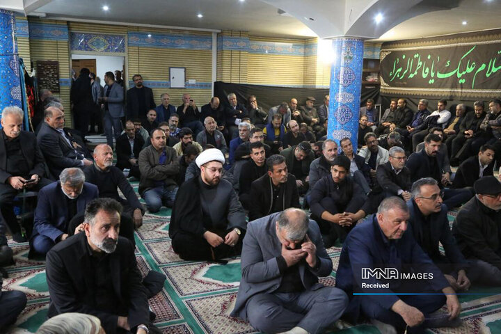 مراسم شهادت حضرت زهرا(س) منطقه ۹ شهرداری اصفهان